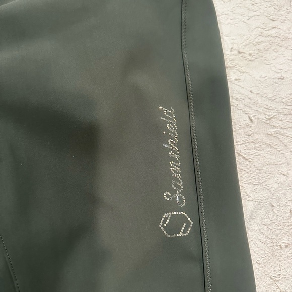 Samshield Premium Line Breeches with Rose Gold Accents (Green or Avocado) - Picture 5 of 7